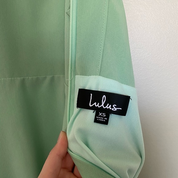 Mint Green Skater Dress - Picture 3 of 3